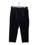 DESCENDANTディセンダント）の古着「DC-3 CORDUROY TROUSERS」｜ブラック