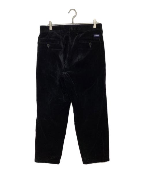 DESCENDANT（ディセンダント）DESCENDANT (ディセンダント) DC-3 CORDUROY TROUSERS ブラック サイズ:3の古着・服飾アイテム