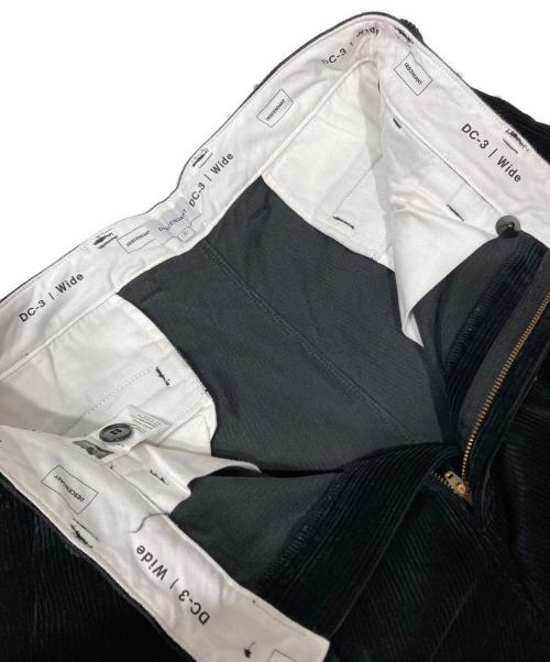 DESCENDANT（ディセンダント）DESCENDANT (ディセンダント) DC-3 CORDUROY TROUSERS ブラック サイズ:3の古着・服飾アイテム
