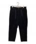 DESCENDANT（ディセンダント）の古着「DC-3 CORDUROY TROUSERS」｜ブラック