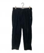 WTAPSダブルタップス）の古着「TUCK 02 TROUSERS/COTTON.CORDUROY」｜ブラック