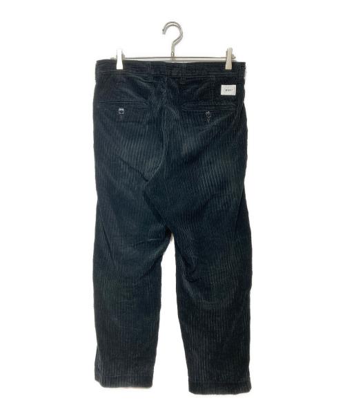 WTAPS（ダブルタップス）WTAPS (ダブルタップス) TUCK 02 TROUSERS/COTTON.CORDUROY ブラック サイズ:02の古着・服飾アイテム