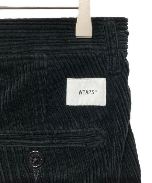 WTAPS（ダブルタップス）WTAPS (ダブルタップス) TUCK 02 TROUSERS/COTTON.CORDUROY ブラック サイズ:02の古着・服飾アイテム