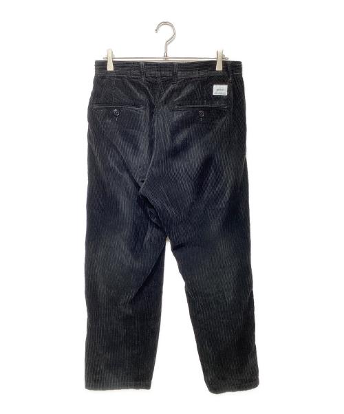 WTAPS（ダブルタップス）WTAPS (ダブルタップス) TUCK 02 TROUSERS.COTTON.CORDUROY ブラック サイズ:02の古着・服飾アイテム