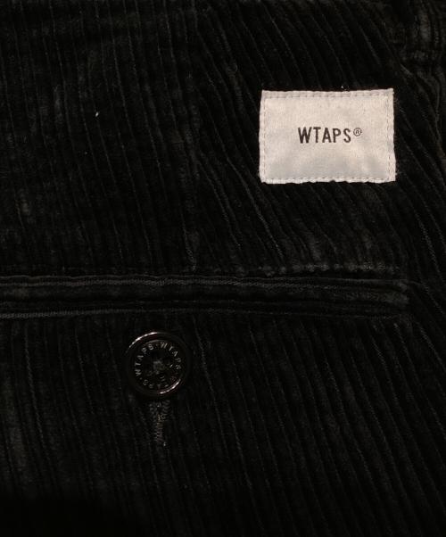 WTAPS（ダブルタップス）WTAPS (ダブルタップス) TUCK 02 TROUSERS.COTTON.CORDUROY ブラック サイズ:02の古着・服飾アイテム