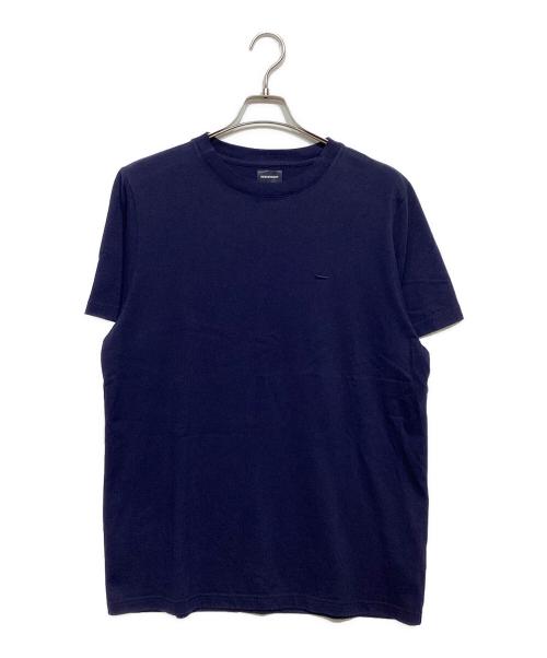 DESCENDANT（ディセンダント）DESCENDANT (ディセンダント) ワンポイント刺繍 Tシャツ ネイビー サイズ:2の古着・服飾アイテム