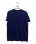 DESCENDANT（ディセンダント）の古着「ワンポイント刺繍 Tシャツ」｜ネイビー