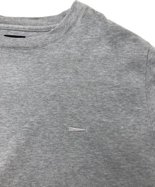 DESCENTE（デサント）DESCENTE (デサント) ワンポイント刺繍 ロンT グレー サイズ:2の古着・服飾アイテム