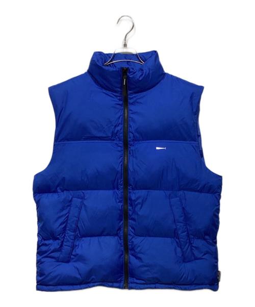 DESCENDANT（ディセンダント）DESCENDANT (ディセンダント) MUMMY PADDING VEST THINSULATE ブルー サイズ:2の古着・服飾アイテム