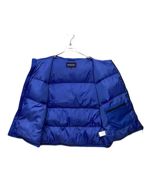 DESCENDANT（ディセンダント）DESCENDANT (ディセンダント) MUMMY PADDING VEST THINSULATE ブルー サイズ:2の古着・服飾アイテム