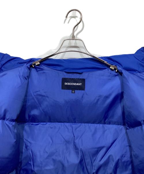 DESCENDANT（ディセンダント）DESCENDANT (ディセンダント) MUMMY PADDING VEST THINSULATE ブルー サイズ:2の古着・服飾アイテム
