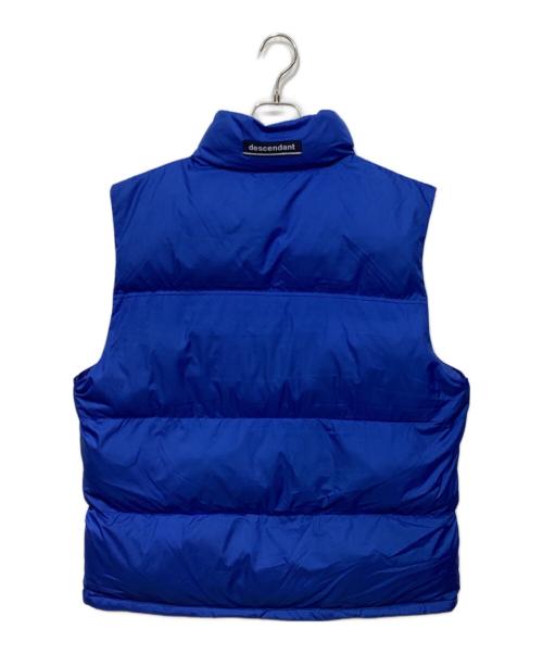 DESCENDANT（ディセンダント）DESCENDANT (ディセンダント) MUMMY PADDING VEST THINSULATE ブルー サイズ:2の古着・服飾アイテム
