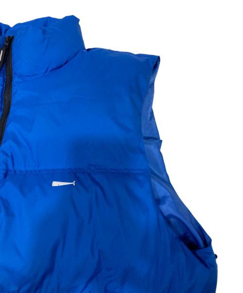 DESCENDANT（ディセンダント）DESCENDANT (ディセンダント) MUMMY PADDING VEST THINSULATE ブルー サイズ:2の古着・服飾アイテム