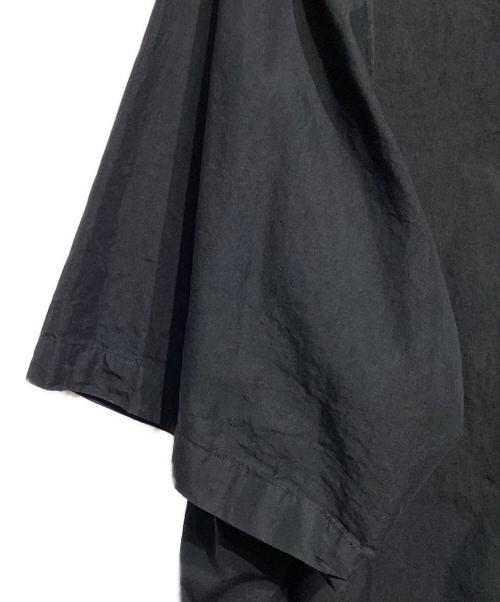 HERILL（ヘリル）HERILL (ヘリル) Cotton Silk Open Collar S/S Shirts　22-050-HL-8060-1 ネイビー サイズ:2の古着・服飾アイテム