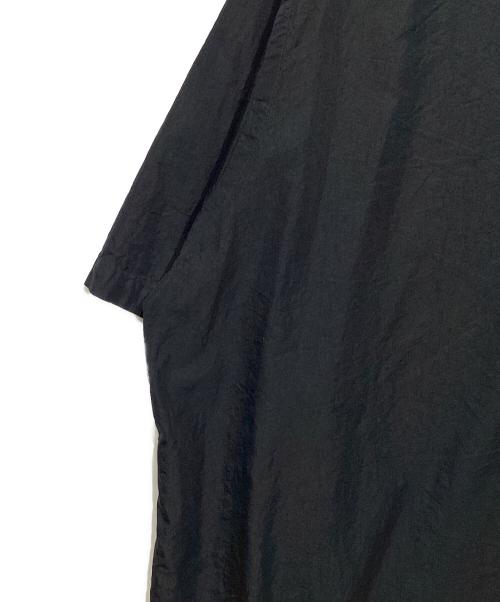 HERILL（ヘリル）HERILL (ヘリル) Cotton Silk Open Collar S/S Shirts　22-050-HL-8060-1 ネイビー サイズ:2の古着・服飾アイテム