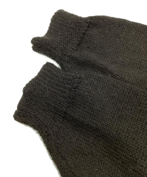 COMOLI（コモリ）COMOLI (コモリ) 21AW　ブラックアルパカ クルーネックニット ブラウン サイズ:-の古着・服飾アイテム