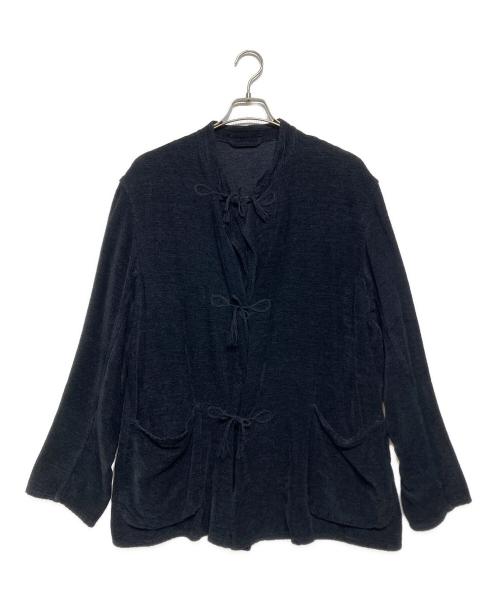 COMOLI（コモリ）COMOLI (コモリ) リネンレーヨン スタンドカラージャケット ネイビー サイズ:2の古着・服飾アイテム