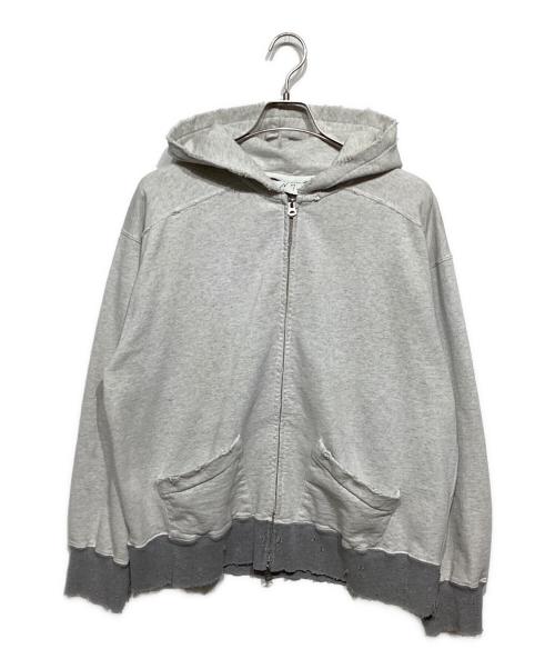 ANCELLM（アンセルム）ANCELLM (アンセルム) ZIPUP HOODIE　ANC-CT89 HEATHER WHITE サイズ:2の古着・服飾アイテム