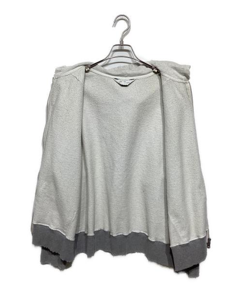 ANCELLM（アンセルム）ANCELLM (アンセルム) ZIPUP HOODIE　ANC-CT89 HEATHER WHITE サイズ:2の古着・服飾アイテム