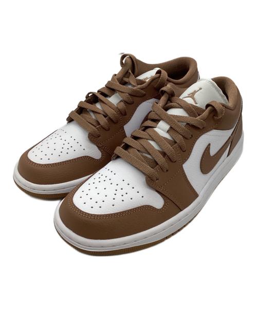 NIKE（ナイキ）NIKE (ナイキ) W AIR JORDAN 1 LOW DC0774-202 ブラウン×ホワイト サイズ:US9の古着・服飾アイテム