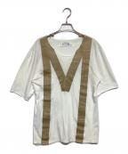 Maison Margielaメゾンマルジェラ）の古着「M字カッティングカットソー　30 GC177」｜ホワイト