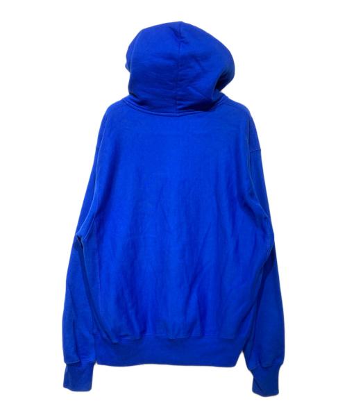 Champion REVERSE WEAVE（チャンピオン リバース ウィーブ）Champion REVERSE WEAVE (チャンピオン リバース ウィーブ) 裏起毛　プルオーバーパーカー ブルー サイズ:Mの古着・服飾アイテム