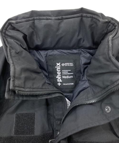 PHENIX（フェニックス）PHENIX (フェニックス) FREAK'S STORE (フリークストア) GORE-TEX DOWN LEVEL7 ブラック サイズ:Mの古着・服飾アイテム