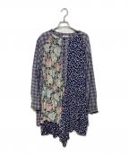 YEAH RIGHT!イェーライト）の古着「リメイクワンピース」｜ネイビー