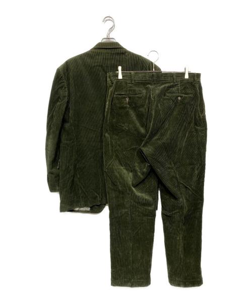 POLO RALPH LAUREN（ポロ・ラルフローレン）POLO RALPH LAUREN (ポロ・ラルフローレン) コーデュロイセットアップスーツ グリーン サイズ:96A7/W36の古着・服飾アイテム