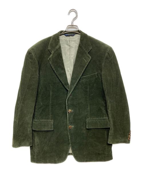 POLO RALPH LAUREN（ポロ・ラルフローレン）POLO RALPH LAUREN (ポロ・ラルフローレン) コーデュロイセットアップスーツ グリーン サイズ:96A7/W36の古着・服飾アイテム
