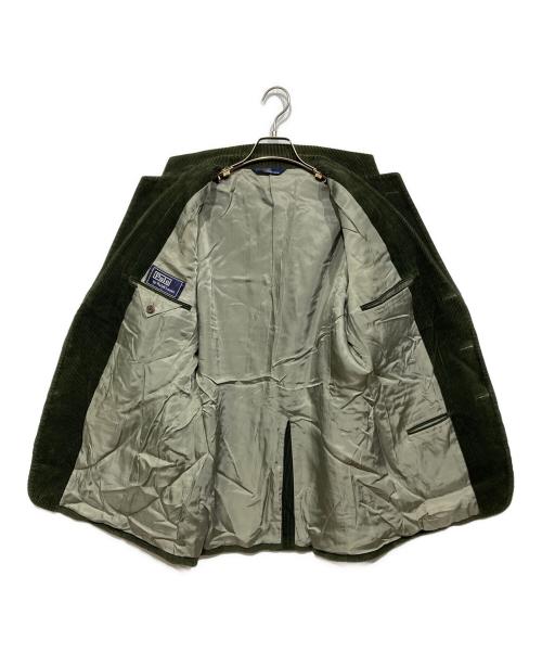 POLO RALPH LAUREN（ポロ・ラルフローレン）POLO RALPH LAUREN (ポロ・ラルフローレン) コーデュロイセットアップスーツ グリーン サイズ:96A7/W36の古着・服飾アイテム