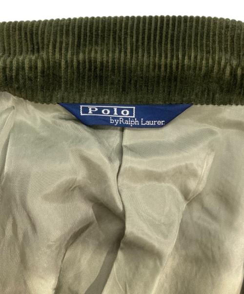 POLO RALPH LAUREN（ポロ・ラルフローレン）POLO RALPH LAUREN (ポロ・ラルフローレン) コーデュロイセットアップスーツ グリーン サイズ:96A7/W36の古着・服飾アイテム