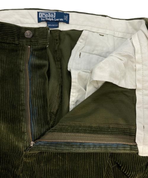 POLO RALPH LAUREN（ポロ・ラルフローレン）POLO RALPH LAUREN (ポロ・ラルフローレン) コーデュロイセットアップスーツ グリーン サイズ:96A7/W36の古着・服飾アイテム