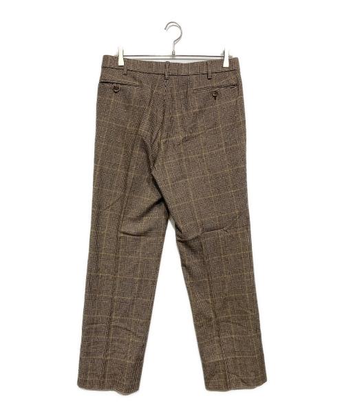 POLO RALPH LAUREN（ポロ・ラルフローレン）POLO RALPH LAUREN (ポロ・ラルフローレン) チェックセットアップスーツ ブラウン サイズ:39/W85の古着・服飾アイテム