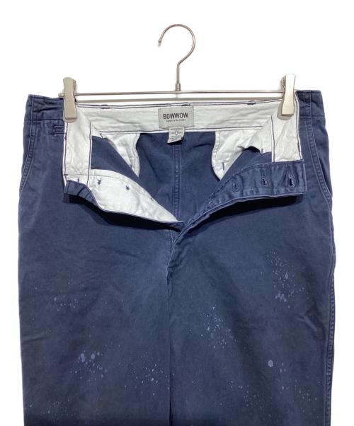BOWWOW（バウワウ）BOWWOW (バウワウ) WORK TROUSERS DUSTY ネイビー サイズ:Lの古着・服飾アイテム