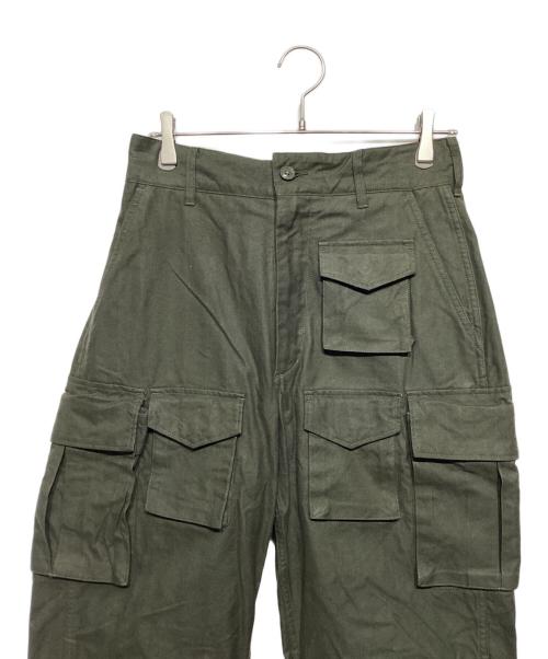 Engineered Garments（エンジニアドガーメンツ）Engineered Garments (エンジニアド ガーメンツ) FA PANT COTTON BRUSHED HB オリーブ サイズ:xsの古着・服飾アイテム