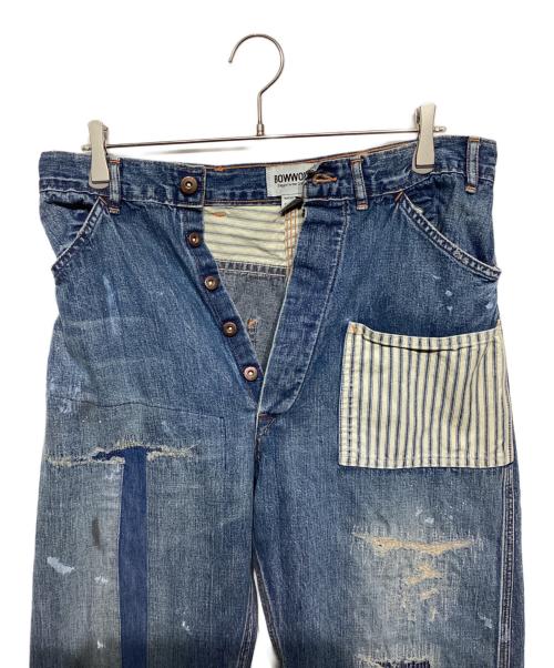 BOWWOW（バウワウ）BOWWOW (バウワウ) LAPD PRISONER DENIM PT AGING インディゴ サイズ:Mの古着・服飾アイテム
