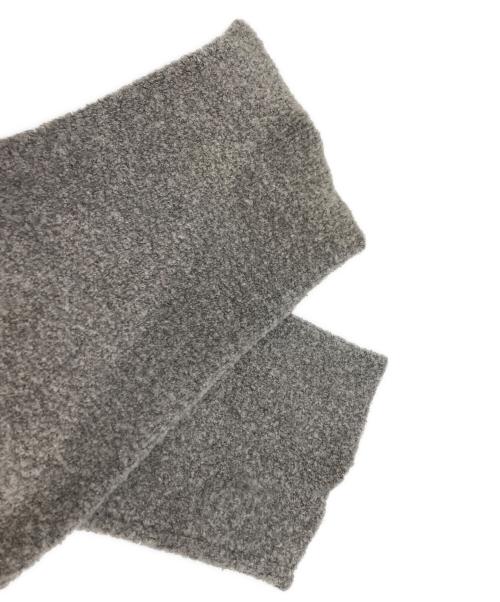 LOEWE（ロエベ）LOEWE (ロエベ) Two-tone stretch wool blend sweater（ツートン ストレッチ ウール ブレンド セーター） ベージュ×グレー サイズ:Mの古着・服飾アイテム