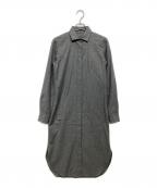 POLO RALPH LAURENポロ・ラルフローレン）の古着「ウールシャツワンピース」｜グレー