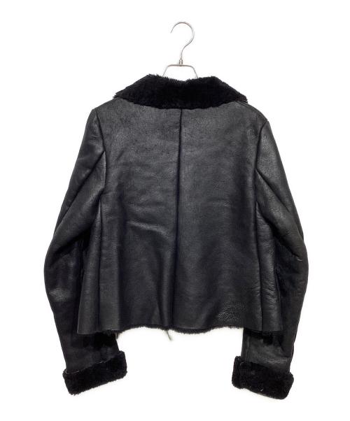 Vivienne Westwood（ヴィヴィアンウエストウッド）Vivienne Westwood (ヴィヴィアンウエストウッド) ムートンジャケット ブラック サイズ:40の古着・服飾アイテム