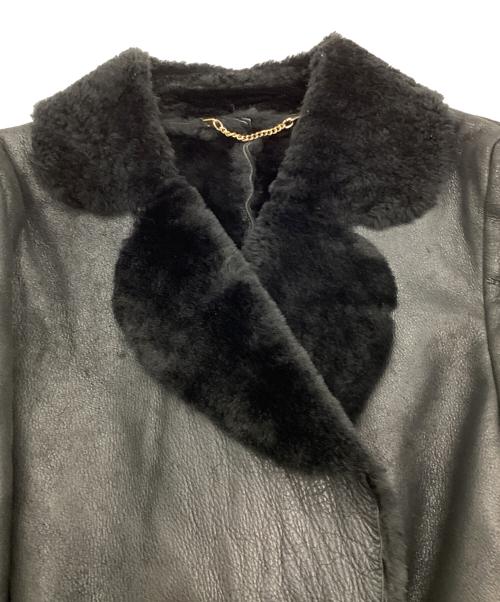Vivienne Westwood（ヴィヴィアンウエストウッド）Vivienne Westwood (ヴィヴィアンウエストウッド) ムートンジャケット ブラック サイズ:40の古着・服飾アイテム