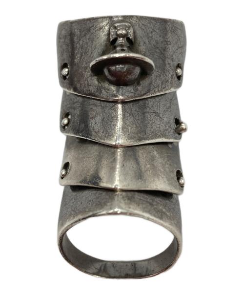 Vivienne Westwood（ヴィヴィアンウエストウッド）Vivienne Westwood (ヴィヴィアンウエストウッド) 4連アーマーリング シルバー サイズ:M（約12号）の古着・服飾アイテム