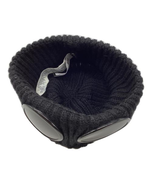 C.P COMPANY（シーピーカンパニー）C.P COMPANY (シーピーカンパニー) ゴーグルニット帽 ブラックの古着・服飾アイテム