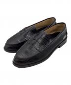 THE KENFORD×ZODIACケンフォード×ゾディアック）の古着「EMBOSSED LOAFERS　K211」｜ブラック