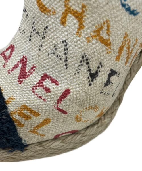 CHANEL（シャネル）CHANEL (シャネル) キャンバスココヒールパンプス　　G29964 マルチカラー サイズ:37 1/2の古着・服飾アイテム