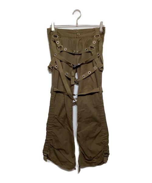 JUNYA WATANABE COMME des GARCONS（ジュンヤワタナベ コムデギャルソン）JUNYA WATANABE COMME des GARCONS ((ジュンヤワタナベ コムデギャルソン) パラシュートパンツ ベージュ サイズ:Mの古着・服飾アイテム