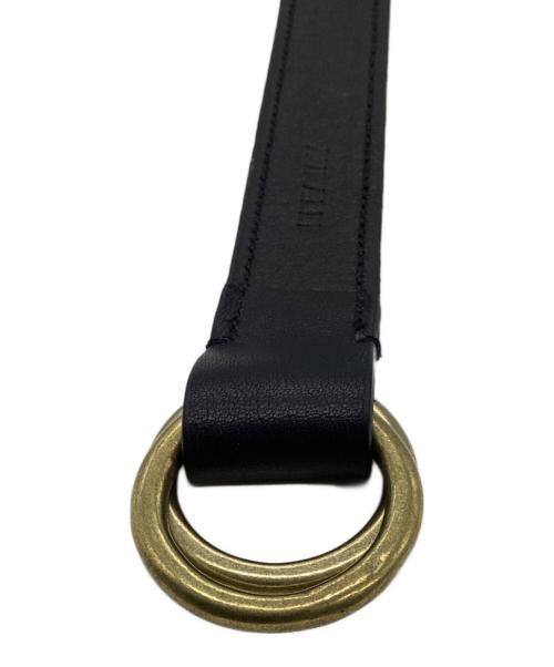 AURALEE（オーラリー）AURALEE (オーラリー) DOUBLE RING BUCKLE BELT ブラックの古着・服飾アイテム