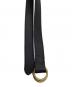 AURALEE (オーラリー) DOUBLE RING BUCKLE BELT ブラック：25000円