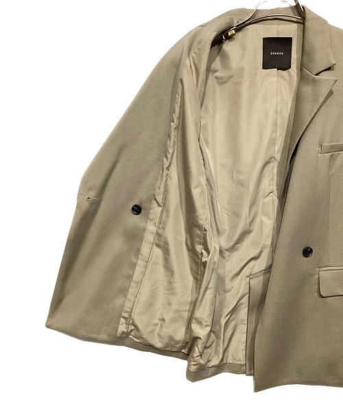 anuans（アニュアンス）anuans (アニュアンス) ウールブレンドツイルオーバージレ ベージュ サイズ:Fの古着・服飾アイテム