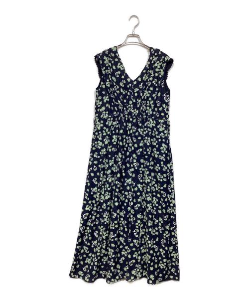 HER LIP TO（ハーリップトゥ）HER LIP TO (ハーリップトゥ) Paris Daisy Long Dress　1223305016 ネイビー サイズ:Mの古着・服飾アイテム